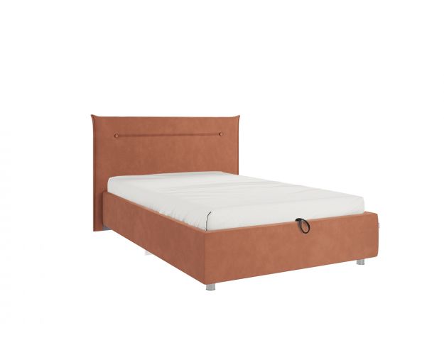 Кровать с подъемным механизмом 1200 Альба персик (велюр)