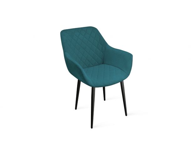 Стул «Дастин» К1С Черный/Микровелюр Jercy Izumrud