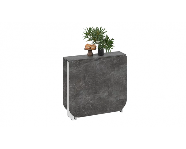 Стол-книжка раскладной Т1 белый / ателье темный