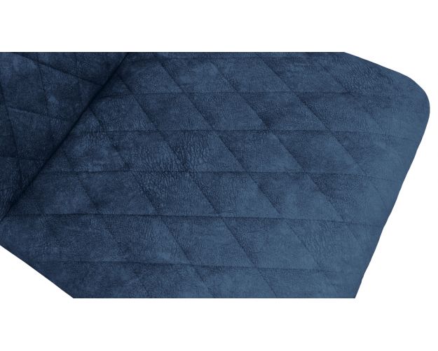 Стул «Стенли» К1С Черный муар/Микровелюр Wellmart Blue