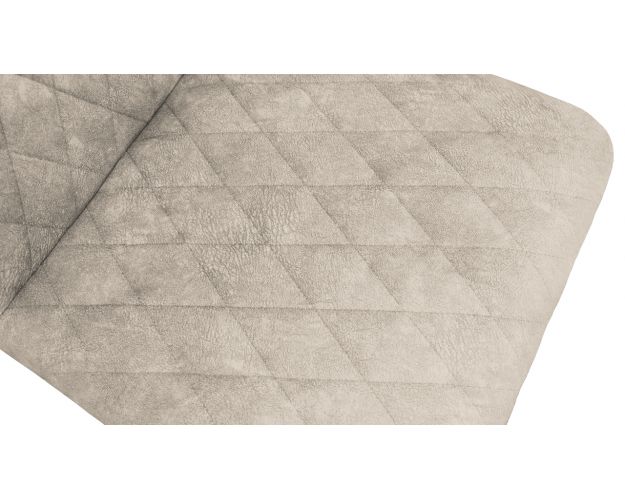 Стул «Стенли» К3 Белый/Микровелюр Wellmart Dark Beige